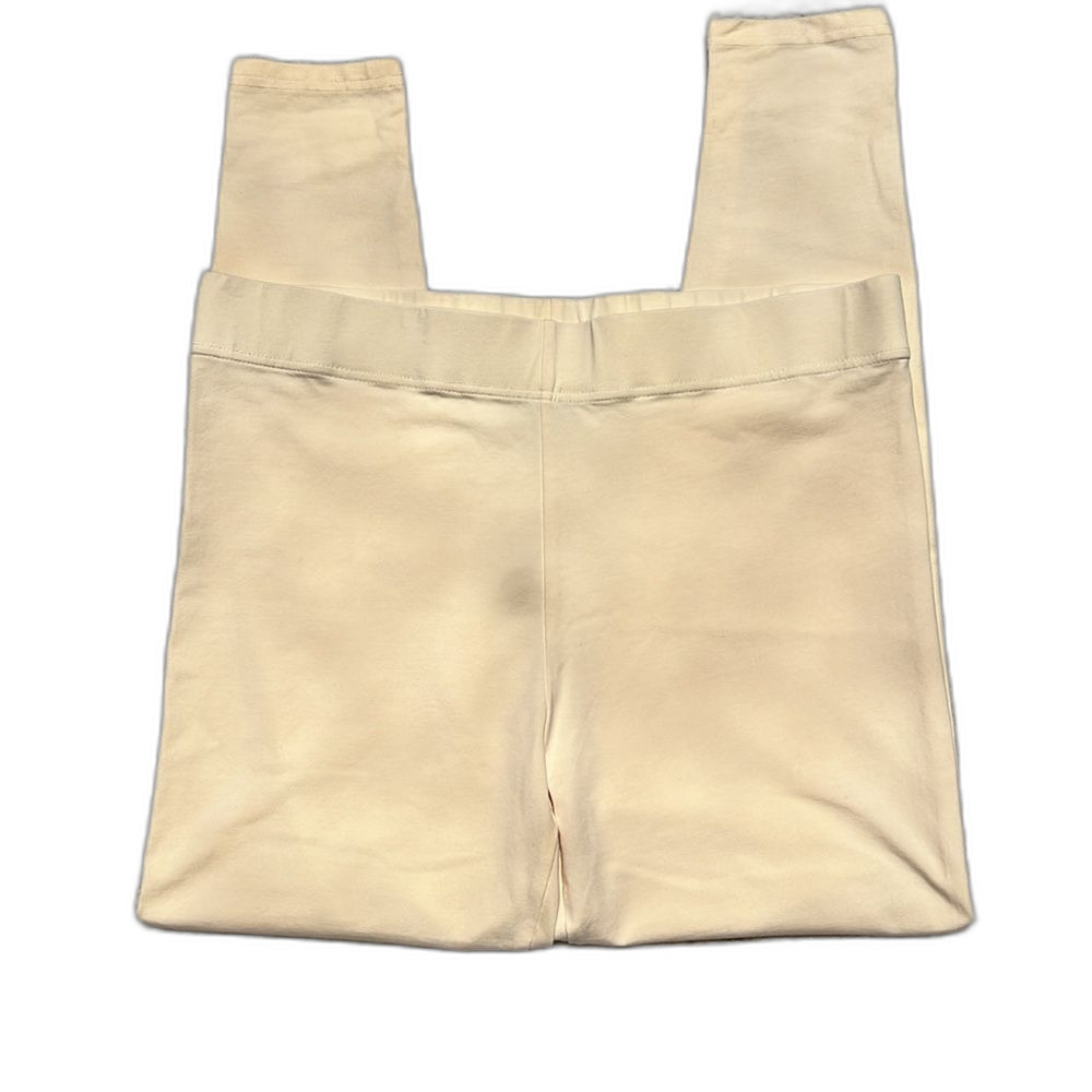 J. Peterman Size XL Pale Yellow Women’s Mid Rise Leggings NWOT